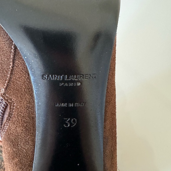 Saint Laurent fringe suede boots - Picture 10 of 12